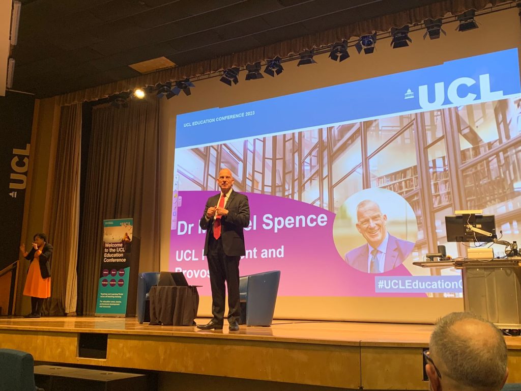 UCL President and Provost, Dr Michael Spence