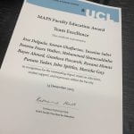 Recognition at the Inaugural MAPS Faculty Awards Ceremony