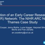 Creation of an Early Career Researcher (ECR) Network: The NIHR ARC North Thames Case Study