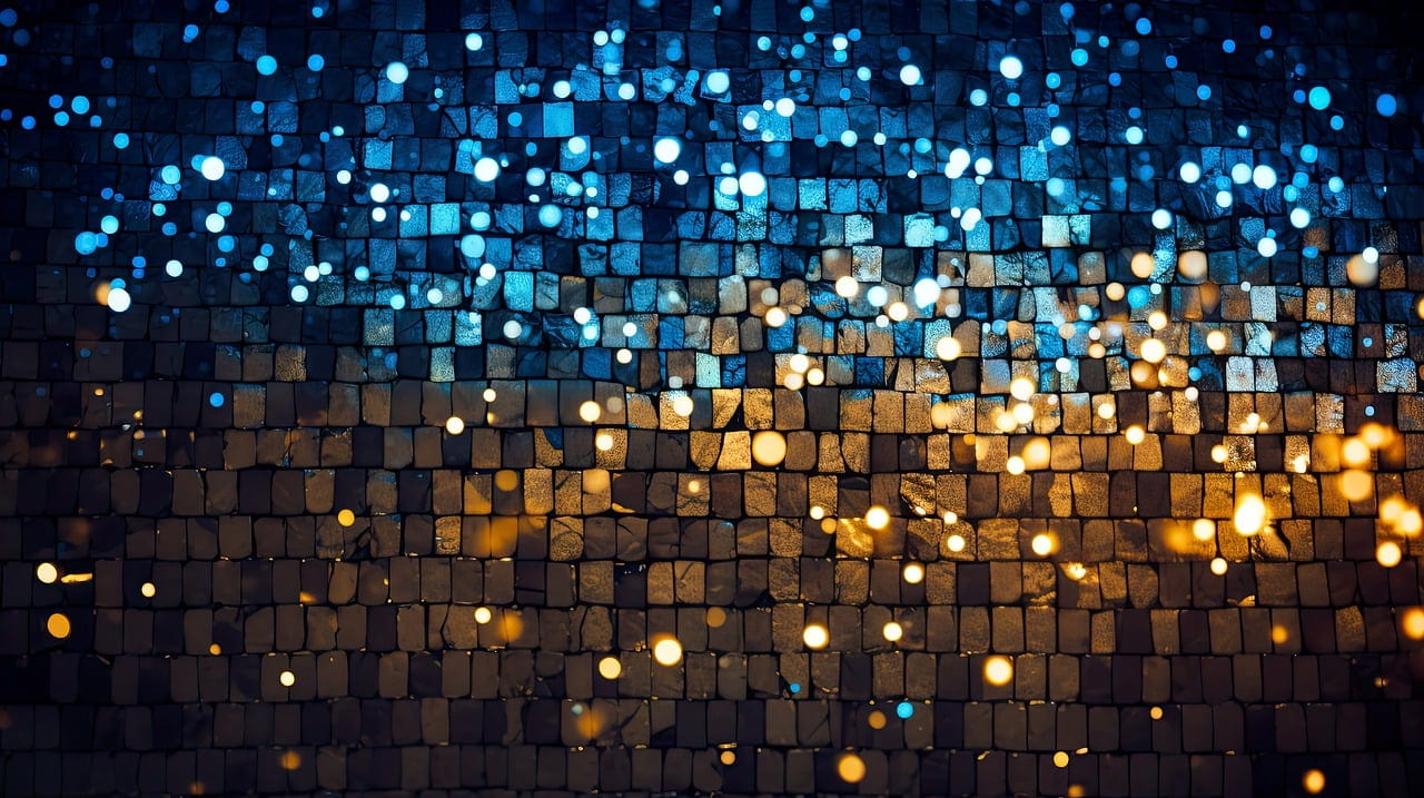 Multicoloured mosaic